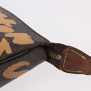 LOUIS VUITTON Monogram Graffiti Pochette Accessoires Orange M92193 Auth 191523-4