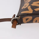 LOUIS VUITTON Monogram Graffiti Pochette Accessoires Orange M92193 Auth 191523-6