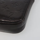 LOUIS VUITTON Monogram Vernis Pochette Pouch Amarante M91576 LV Auth 191524-14