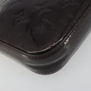 LOUIS VUITTON Monogram Vernis Pochette Pouch Amarante M91576 LV Auth 191524-15