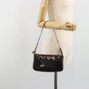 LOUIS VUITTON Monogram Vernis Pochette Pouch Amarante M91576 LV Auth 191524-22