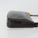 LOUIS VUITTON Monogram Vernis Pochette Pouch Amarante M91576 LV Auth 191524-3