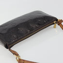 LOUIS VUITTON Monogram Vernis Pochette Pouch Amarante M91576 LV Auth 191524-6