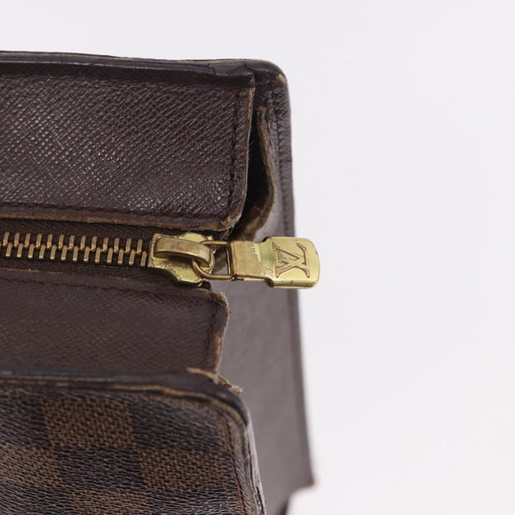 LOUIS VUITTON Damier Ebene Venice PM Hand Bag N51145 LV Auth 191525