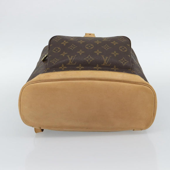LOUIS VUITTON Monogram Montsouris GM Backpack M51135 LV Auth 191527A