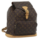 LOUIS VUITTON Monogram Montsouris GM Backpack M51135 LV Auth 191527A-1