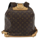 LOUIS VUITTON Monogram Montsouris GM Backpack M51135 LV Auth 191527A-2