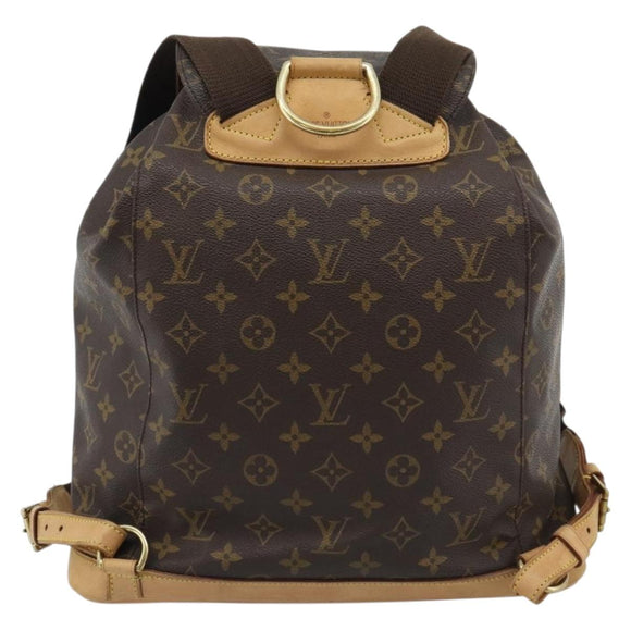 LOUIS VUITTON Monogram Montsouris GM Backpack M51135 LV Auth 191527A