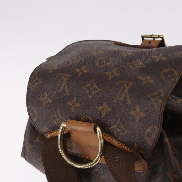 LOUIS VUITTON Monogram Montsouris GM Backpack M51135 LV Auth 191528