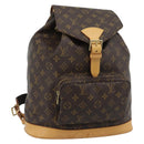 LOUIS VUITTON Monogram Montsouris GM Backpack M51135 LV Auth 191532-1