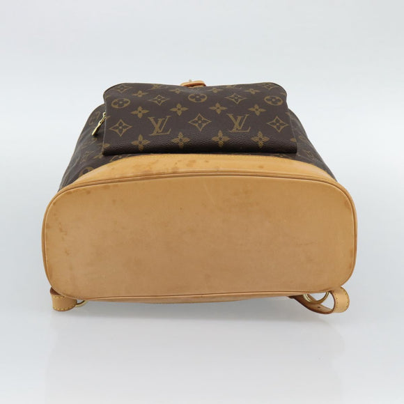 LOUIS VUITTON Monogram Montsouris GM Backpack M51135 LV Auth 191532