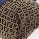 FENDI Zucchino Canvas Tote Bag Beige Gold 8BH215 Auth 191534-15