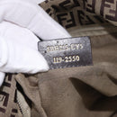 FENDI Zucchino Canvas Tote Bag Beige Gold 8BH215 Auth 191534-12