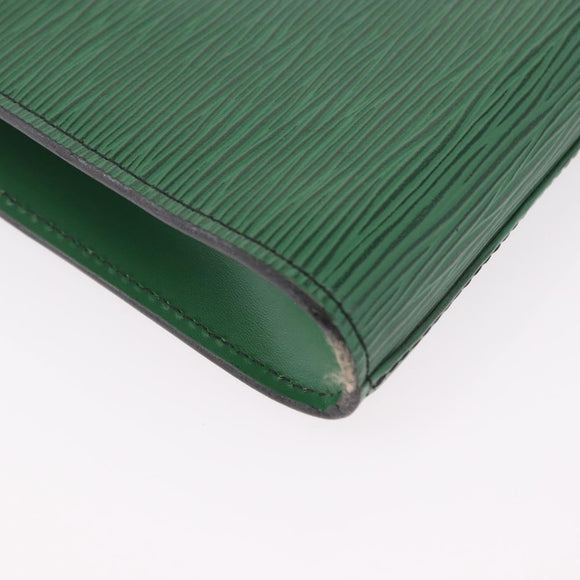 LOUIS VUITTON Epi Art Deco Clutch Bag Green M52634 LV Auth 191535