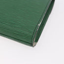 LOUIS VUITTON Epi Art Deco Clutch Bag Green M52634 LV Auth 191535-16
