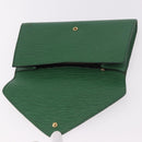 LOUIS VUITTON Epi Art Deco Clutch Bag Green M52634 LV Auth 191535-17