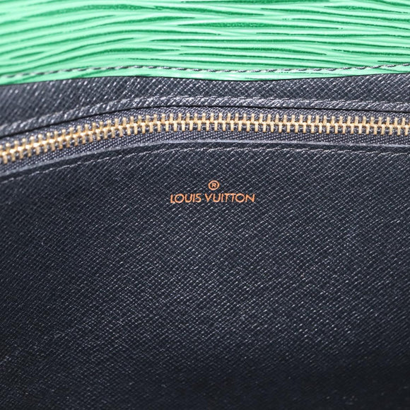 LOUIS VUITTON Epi Art Deco Clutch Bag Green M52634 LV Auth 191535