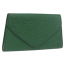 LOUIS VUITTON Epi Art Deco Clutch Bag Green M52634 LV Auth 191535-1
