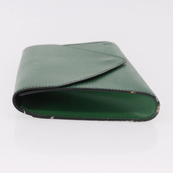 LOUIS VUITTON Epi Art Deco Clutch Bag Green M52634 LV Auth 191535