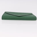 LOUIS VUITTON Epi Art Deco Clutch Bag Green M52634 LV Auth 191535-7