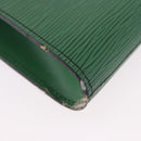 LOUIS VUITTON Epi Art Deco Clutch Bag Green M52634 LV Auth 191535-8