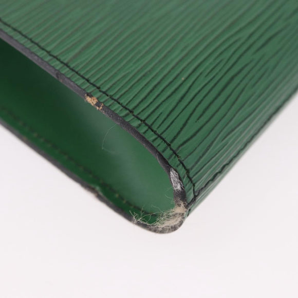 LOUIS VUITTON Epi Art Deco Clutch Bag Green M52634 LV Auth 191535