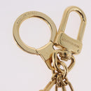 LOUIS VUITTON Porte Cles Kaduna Key Holder Gold Tone Red M60074 LV Auth 191539M-8