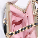 CHANEL Matelasse Chain Shoulder Bag Lamb Skin Black Gold CC Auth 191542SM-18