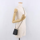 CHANEL Matelasse Chain Shoulder Bag Lamb Skin Black Gold CC Auth 191542SM-22
