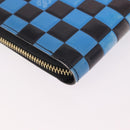 LOUIS VUITTON Epilase Zippy Wallet Long Wallet Blue Black M62268 LV Auth 191544M-16