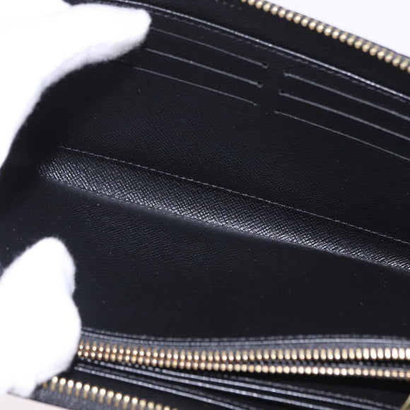 LOUIS VUITTON Epilase Zippy Wallet Long Wallet Blue Black M62268 LV Auth 191544M