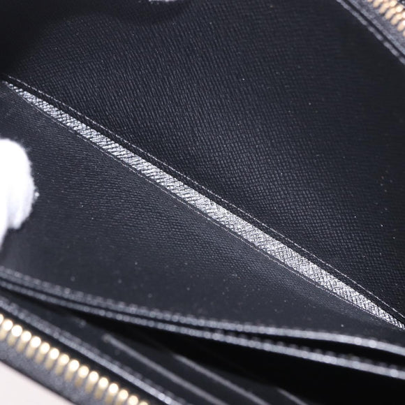 LOUIS VUITTON Epilase Zippy Wallet Long Wallet Blue Black M62268 LV Auth 191544M