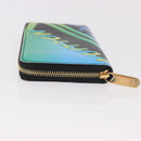 LOUIS VUITTON Epilase Zippy Wallet Long Wallet Blue Black M62268 LV Auth 191544M-5