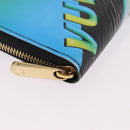 LOUIS VUITTON Epilase Zippy Wallet Long Wallet Blue Black M62268 LV Auth 191544M-14
