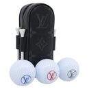 LOUIS VUITTON Monogram Eclipse Set golf Andrews Golf Ball GI0344 LV Auth 191545M-1