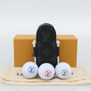 LOUIS VUITTON Monogram Eclipse Set golf Andrews Golf Ball GI0344 LV Auth 191545M-12