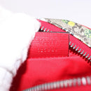GUCCI Yuko Higuchi GG Supreme Waist Bag PVC Beige Silver 502330 Auth 191546M-19