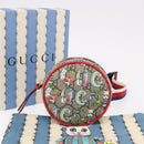 GUCCI Yuko Higuchi GG Supreme Waist Bag PVC Beige Silver 502330 Auth 191546M-21