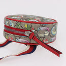 GUCCI Yuko Higuchi GG Supreme Waist Bag PVC Beige Silver 502330 Auth 191546M-5