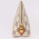 LOUIS VUITTON Damier Azur Pochette Cosmetic PM Pouch N60024 LV Auth 191553-6