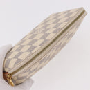 LOUIS VUITTON Damier Azur Pochette Cosmetic PM Pouch N60024 LV Auth 191553-7