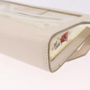 BALLY Waist Bag Vinyl Clear Gold Auth 191554A-13