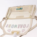 BALLY Waist Bag Vinyl Clear Gold Auth 191554A-15