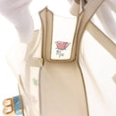 BALLY Waist Bag Vinyl Clear Gold Auth 191554A-19