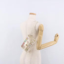 BALLY Waist Bag Vinyl Clear Gold Auth 191554A-21