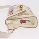 BALLY Waist Bag Vinyl Clear Gold Auth 191554A-5
