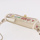 BALLY Waist Bag Vinyl Clear Gold Auth 191554A-6