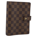 LOUIS VUITTON Damier Ebene Agenda MM Day Planner Cover R20240 LV Auth 191555-1