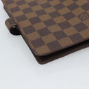 LOUIS VUITTON Damier Ebene Agenda MM Day Planner Cover R20240 LV Auth 191555-11