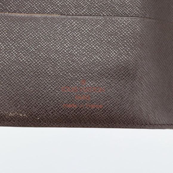 LOUIS VUITTON Damier Ebene Agenda MM Day Planner Cover R20240 LV Auth 191555